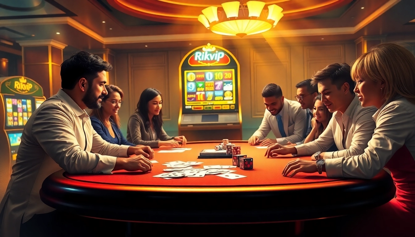 Experience the thrill of gaming at rikvip with vibrant casino tables and exciting payouts.