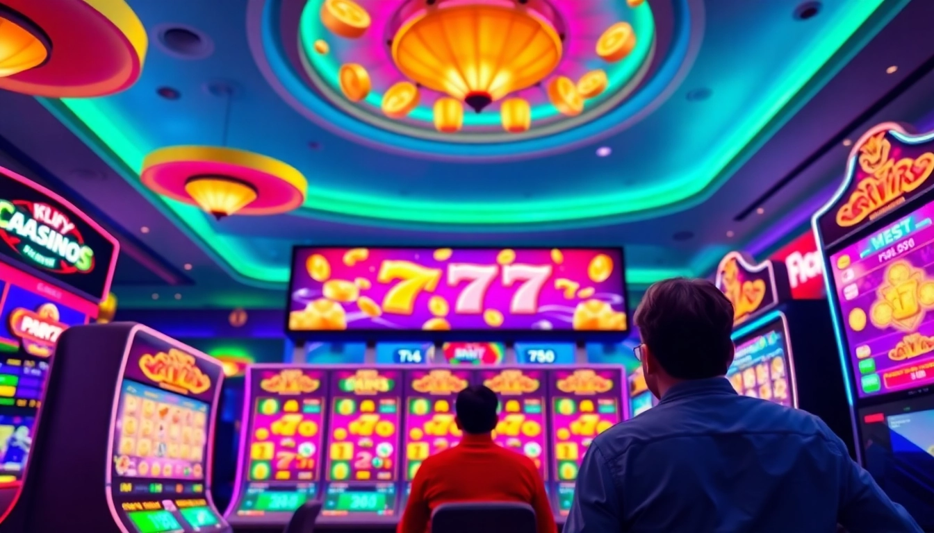 Joueur engagé sur les machines à sous en ligne argent réel avec environnement de casino dynamique.